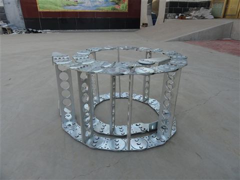 半封閉鋼制拖鏈廠家 鹽山縣坤慶機(jī)床附件廠